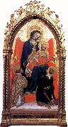 Giovanni di, Madonna Enthroned with St Lawrence and St Julian